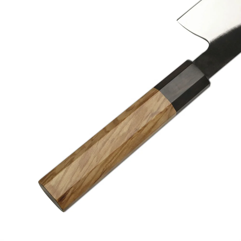Professional Vegetable Knife, Hikari - 440C Stainless Steel Premium Olive Wood Handle 18cm - Hikari
