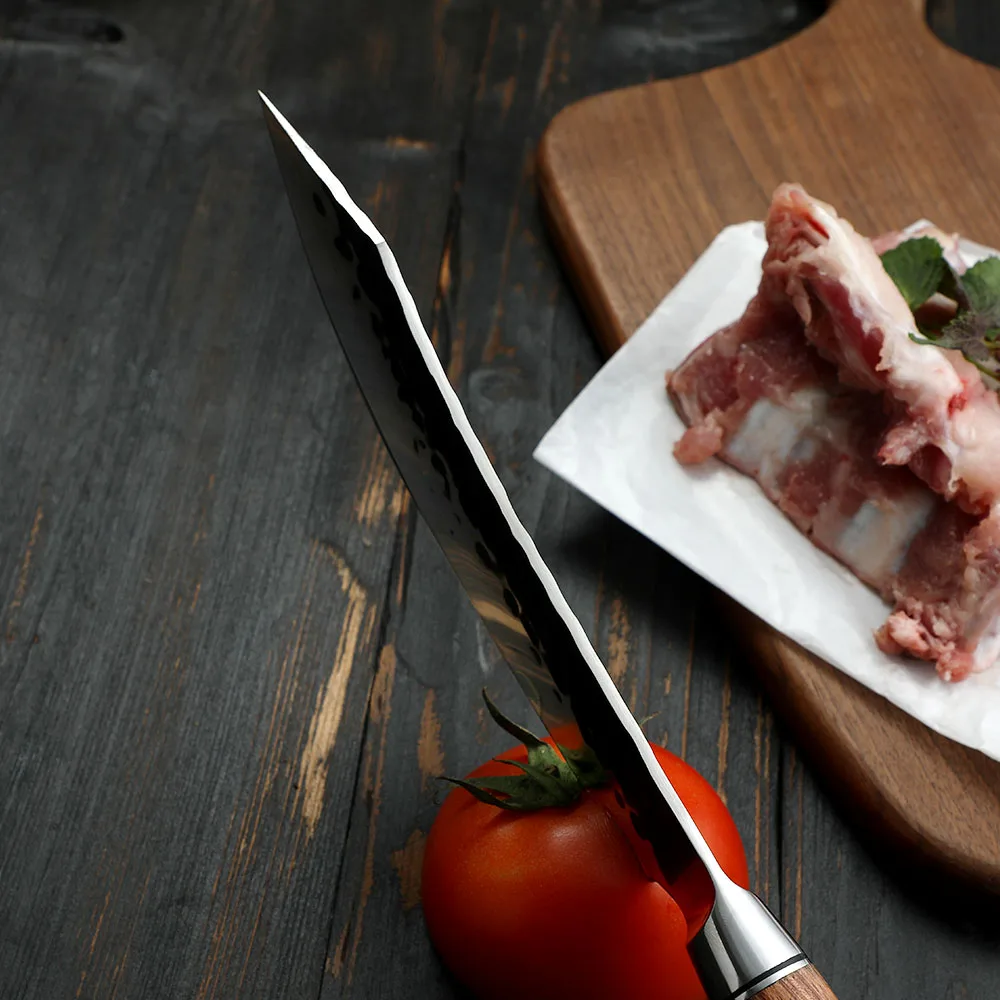 Butcher High-Carbon Stainless Steel Rosewood Handle 18cm - Hikari