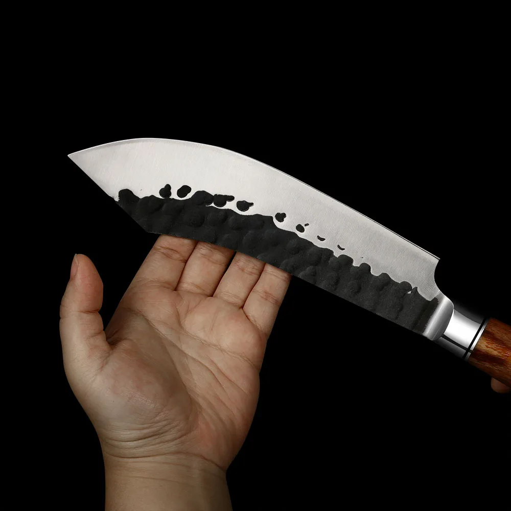 Butcher High-Carbon Stainless Steel Rosewood Handle 18cm - Hikari