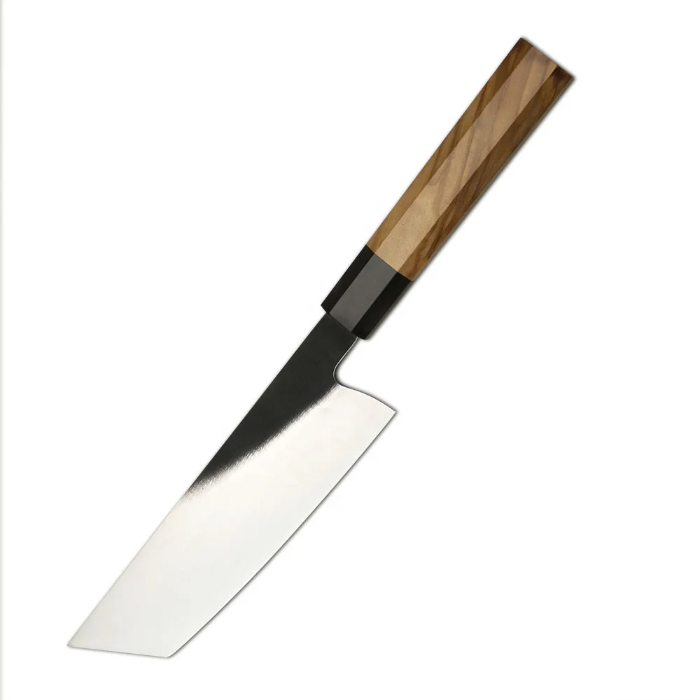 Professional Vegetable Knife, Hikari - 440C Stainless Steel Premium Olive Wood Handle 18cm - Hikari