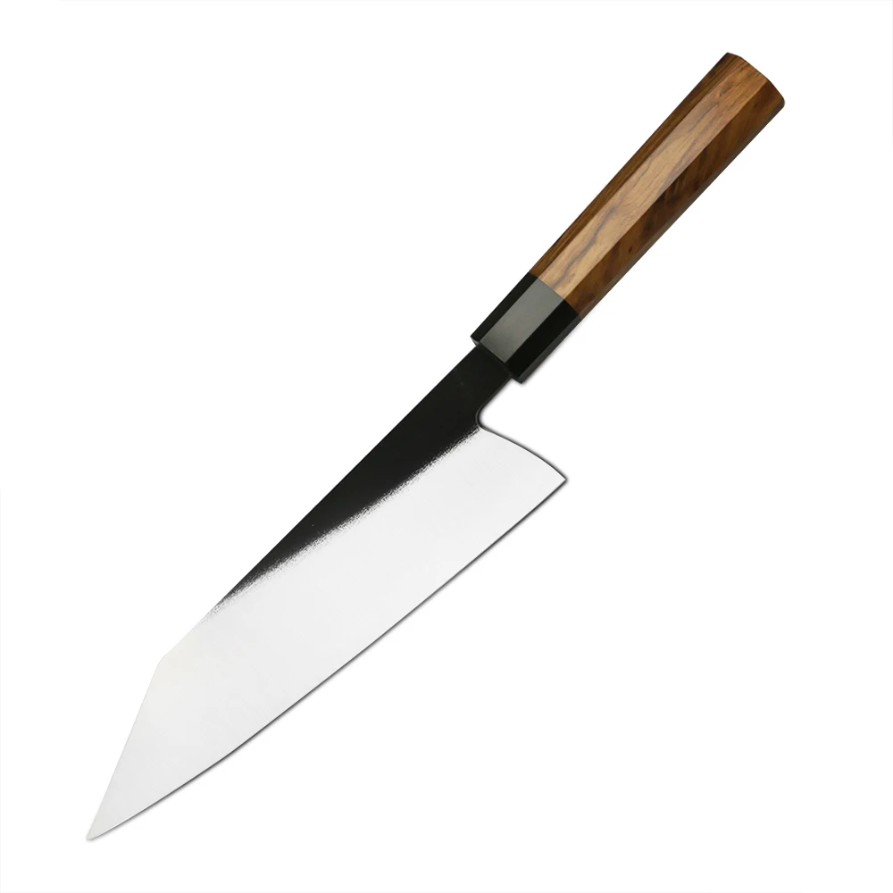Professional Chef Knife, Hikari - High-Quality Cooking Knife, Olive Wood Handle, Stainless Steel 440C Blade 22cm - Hikari