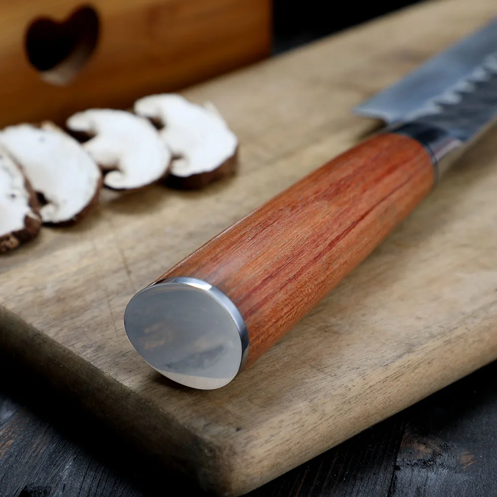 Butcher High-Carbon Stainless Steel Rosewood Handle 18cm - Hikari