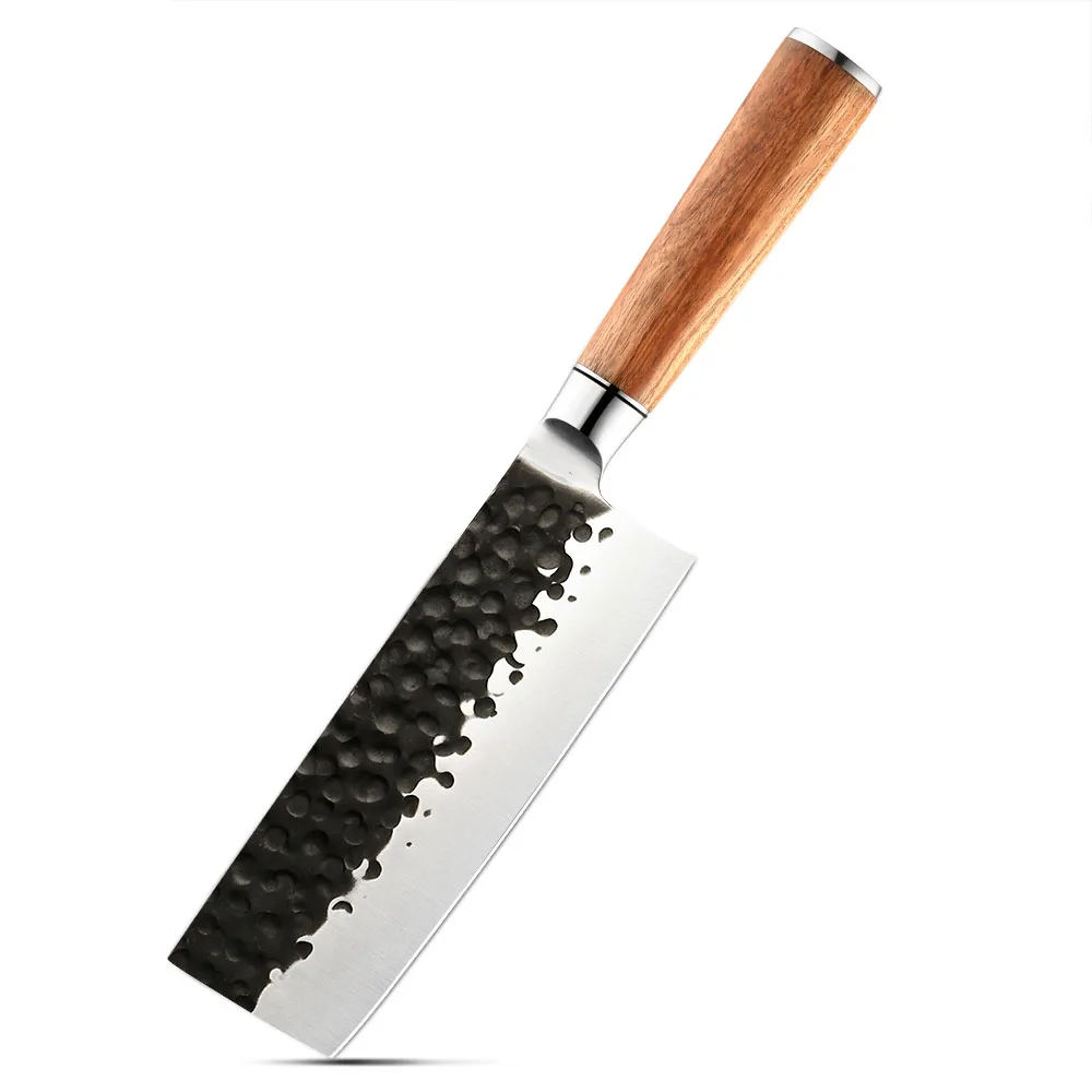Nakiri Vegetable Knife – Japanese style, High-Carbon Steel Blade, Ideal for Precise Chopping and Slicing - Hikari